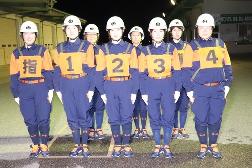 高山市消防団高山支団女性部集合写真