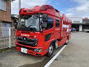 水槽付消防ポンプ車の写真