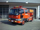 水槽付消防ポンプ車の写真