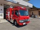 水槽付消防ポンプ車の写真