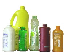 プラスチックボトル類の写真画像