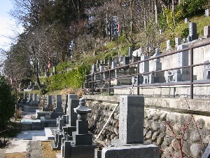 写真：城山墓地