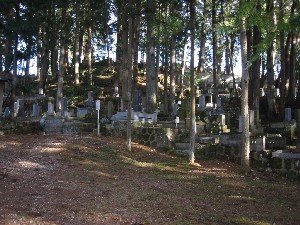 写真：法華寺墓地