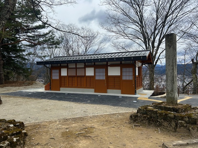 完成したトイレ