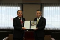 フレーム切手の贈呈式