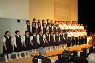 丹生川中学校3年生の合唱