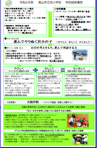高山市立宮小学校経営全体構想