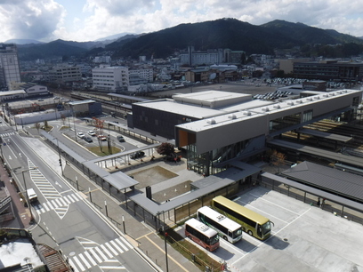 高山駅及び東西自由通路、東西駅前広場を含む 駅周辺施設