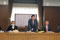 対策本部会議のようす