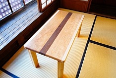2022.12工業高校製作家具（折りたたみテーブル）