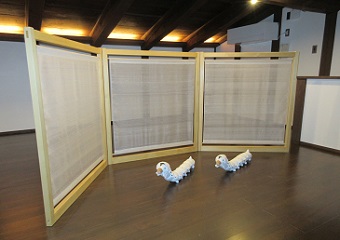 しけ絹3連スクリーン