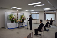 追悼式のようす