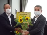 PR訪問のようす