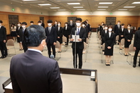 画像　辞令交付のようす