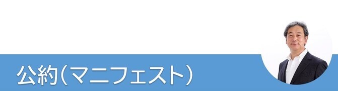 公約（マニフェスト）