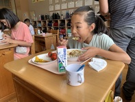 「まるごと飛騨の日」学校給食のようす