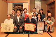 市長訪問のようす