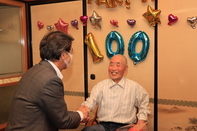 市長訪問のようす