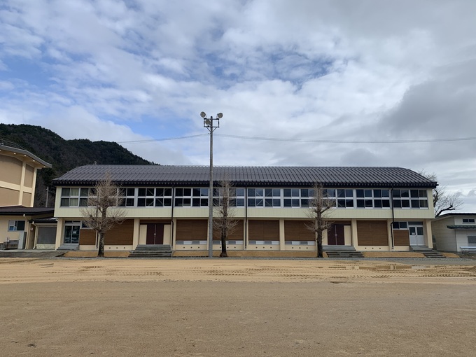 屋内運動場 全景写真