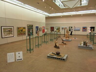 高山市美術展覧会のようす