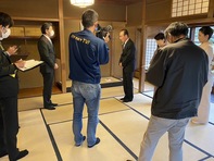 伝達式のようす