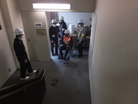 消防訓練のようす
