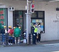 交通安全運動の様子