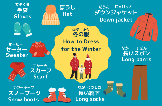 冬の服・Winter Clothes