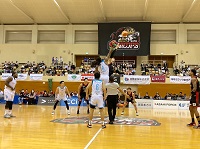 写真：高山市初開催のプロバスケットボールゲーム