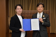 連携協定締結式の様子
