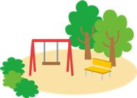 児童遊園のイラスト