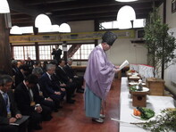 安全祈願祭の様子