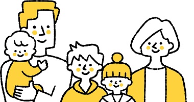 家族のイラスト