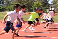 陸上体験会の様子