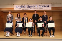 英語スピーチコンテストで受賞されたみなさん