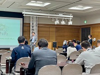 飛騨高山わらべうたの会事業報告会での市長あいさつ