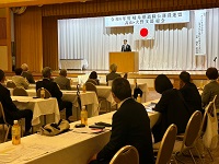 県退職公務員連盟高山・大野支部総会での市長あいさつ