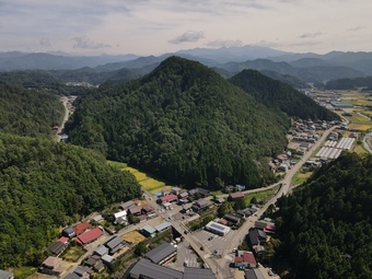 鍋山城跡写真
