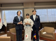 ジビウ派遣員市長面談の様子