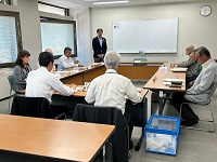飛騨山脈ジオパーク推進協会評議員会の様子