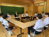 生徒会執行部とミーティング