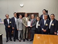 森昌文首相補佐官への要望面談の様子