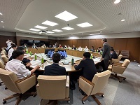 高山市防災会議の様子
