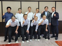 第55回全国中学校柔道大会に出場する高山道場所属のみなさん