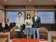海外実習派遣者激励の様子