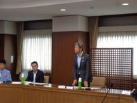 防災会議の様子