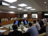 防災会議の様子