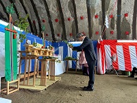 安全祈願祭の様子