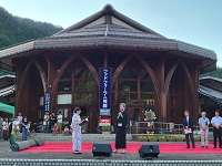 オープニングセレモニーでの市長あいさつ