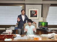 市長と流れ星☆たきうえさん